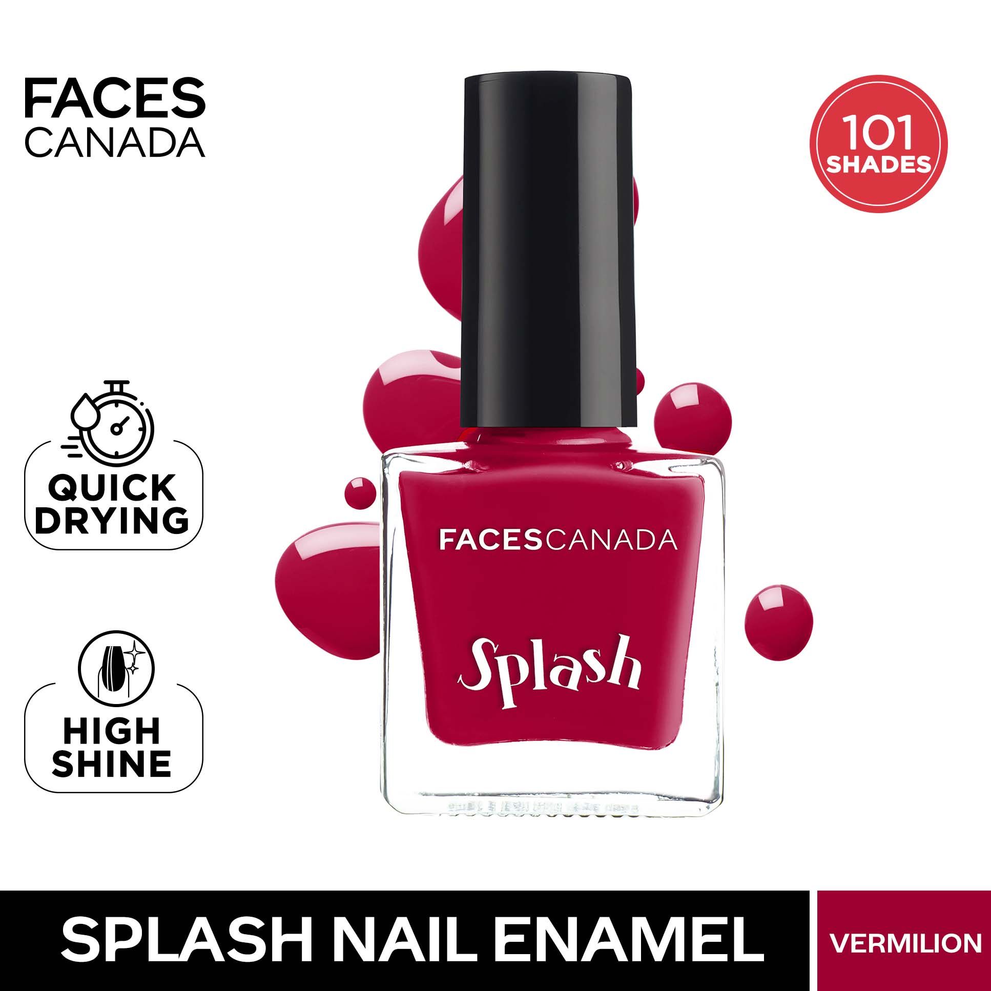 Faces Canada Splash Nail Enamel - Vermilion 138