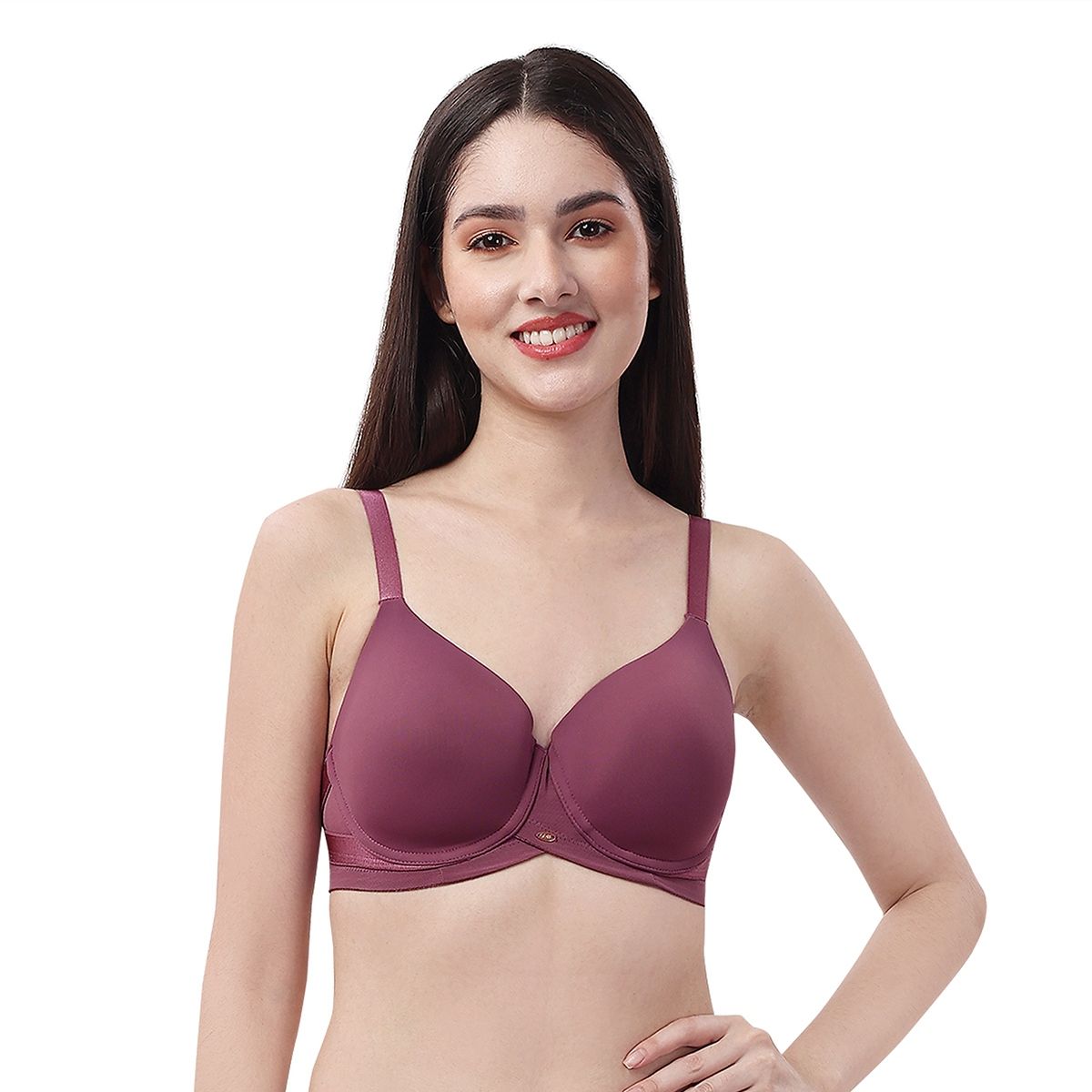 Full Coverage Padded Wired T-shirt Bra And High Rise Full Coverage Pan –  SOIE Woman