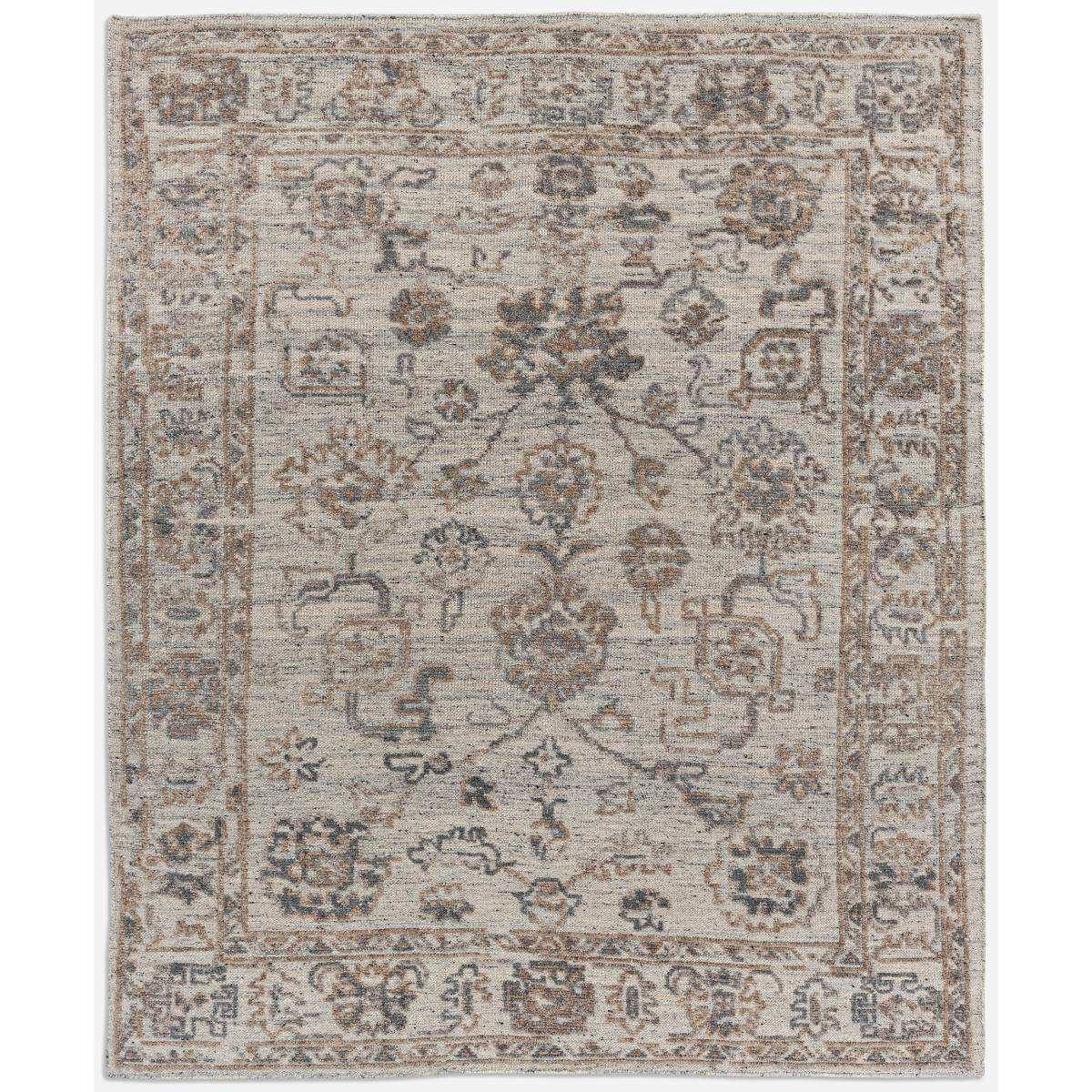 Neu Looms Neu Loom Hand-Knotted Modern Rug for Living Room, Bedroom| 8'x10' l Grey