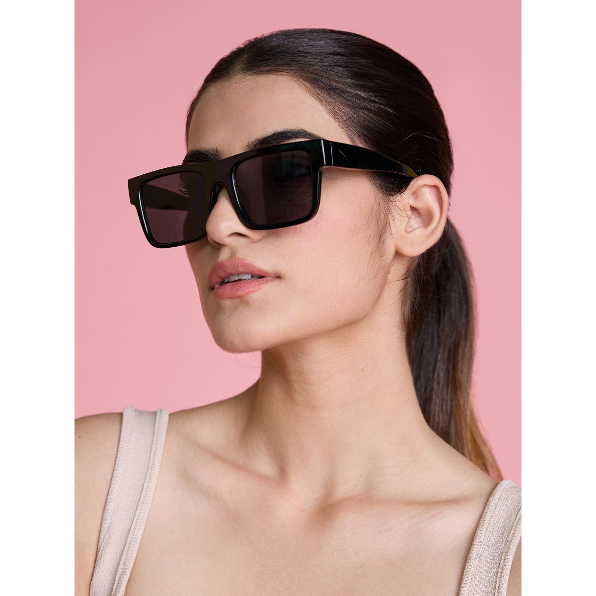 Buy Pipa Bella by Nykaa Fashion Chic Brown Round Sunglasses (M) online