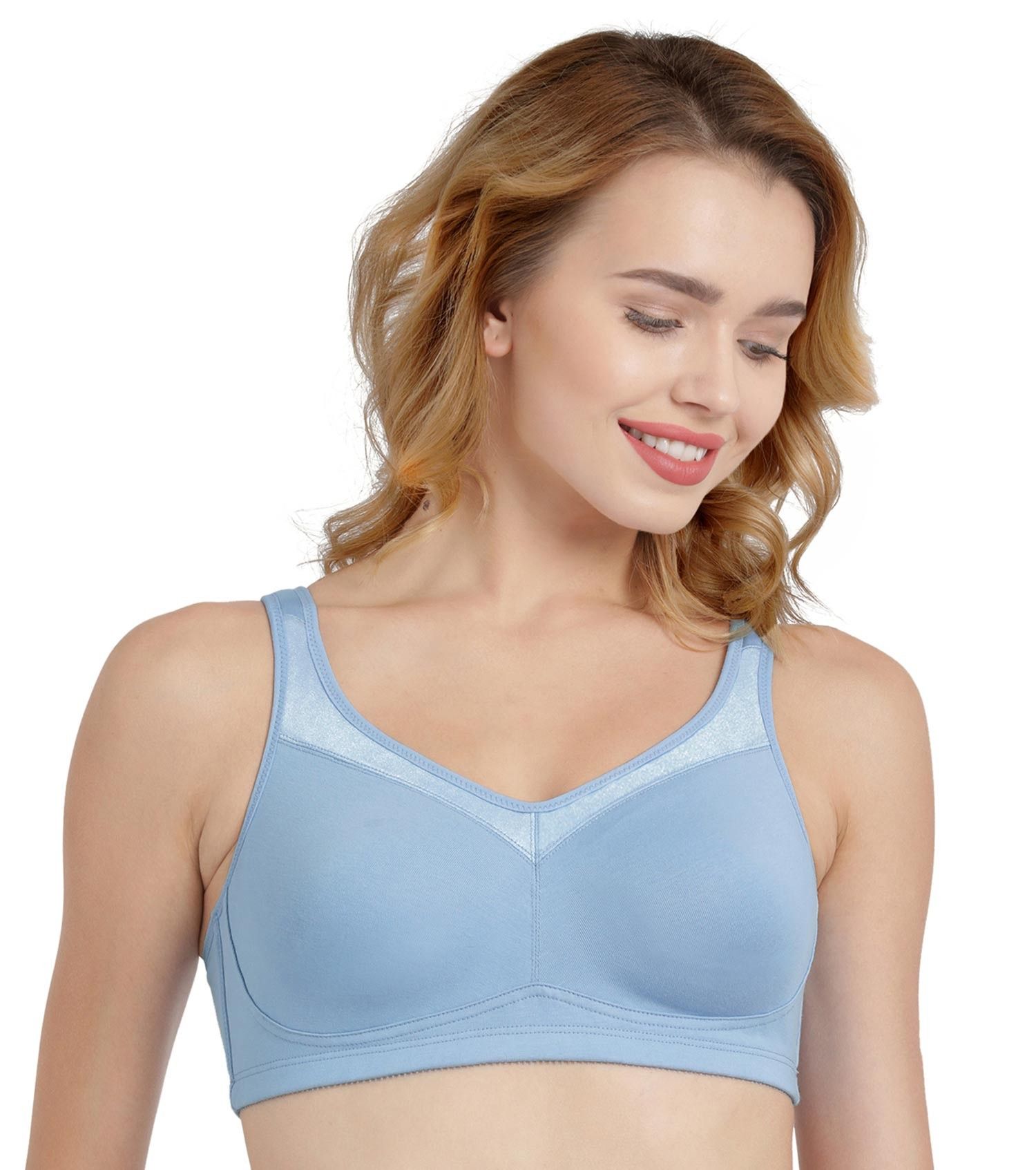 Enamor A112 Smooth Super Lift Classic Full Support Bra - Stretch Cotton,  Non-Padded, Wirefree & Full Coverage : : Fashion
