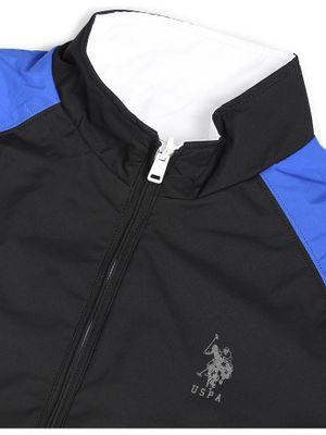 U.S. POLO ASSN. Men White And Black Polyester Reversible Jacket
