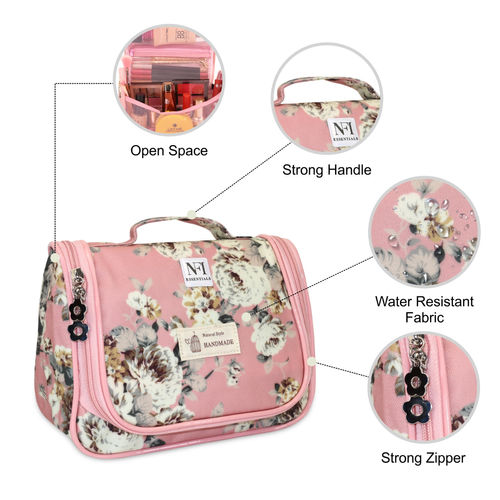 1pc Felt Cosmetic Bag Insert Bag Storage Bag Toiletry Bag Organizer Make Up  Accessories For Teen Girls Women College Students, Rookies & White-collar  Workers