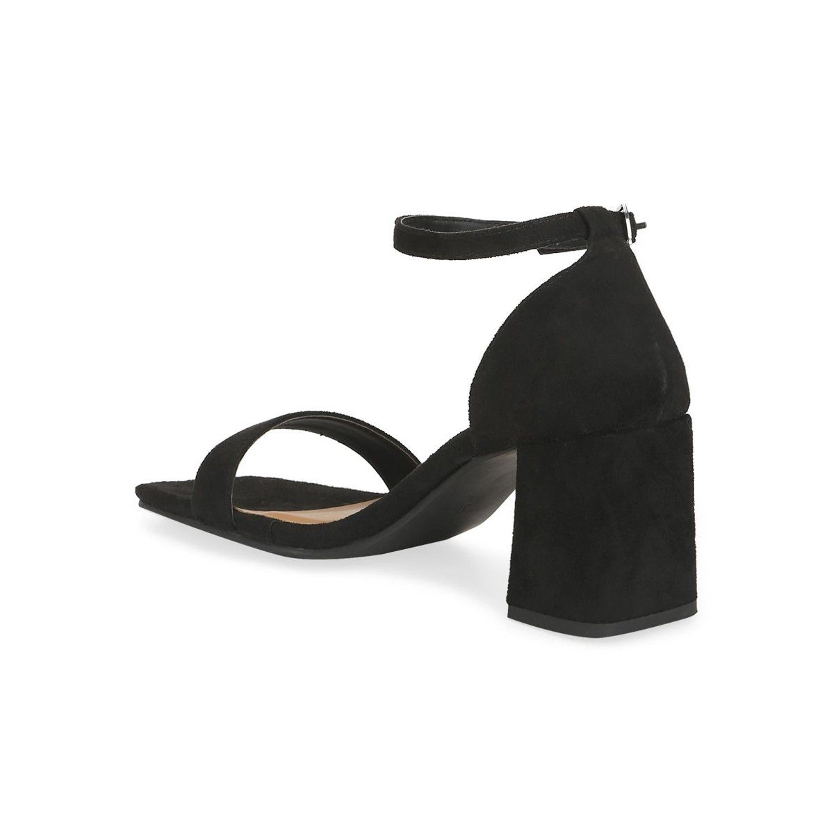 Truffle Collection Black Suede Block Heel Sandals Buy Truffle