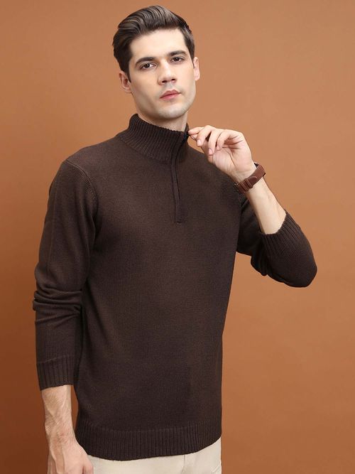 Highlander Tall Neck Sweater Highlander High Neck Pullover For Men - Main Image