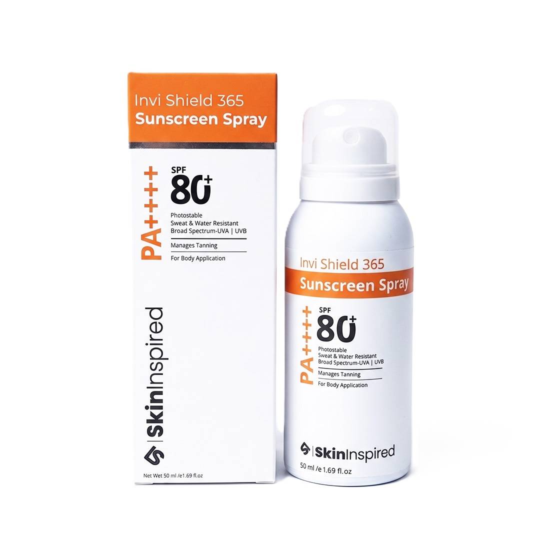 SkinInspired Invi Shield 365 Body Sunscreen Spray SPF 80+ PA++++