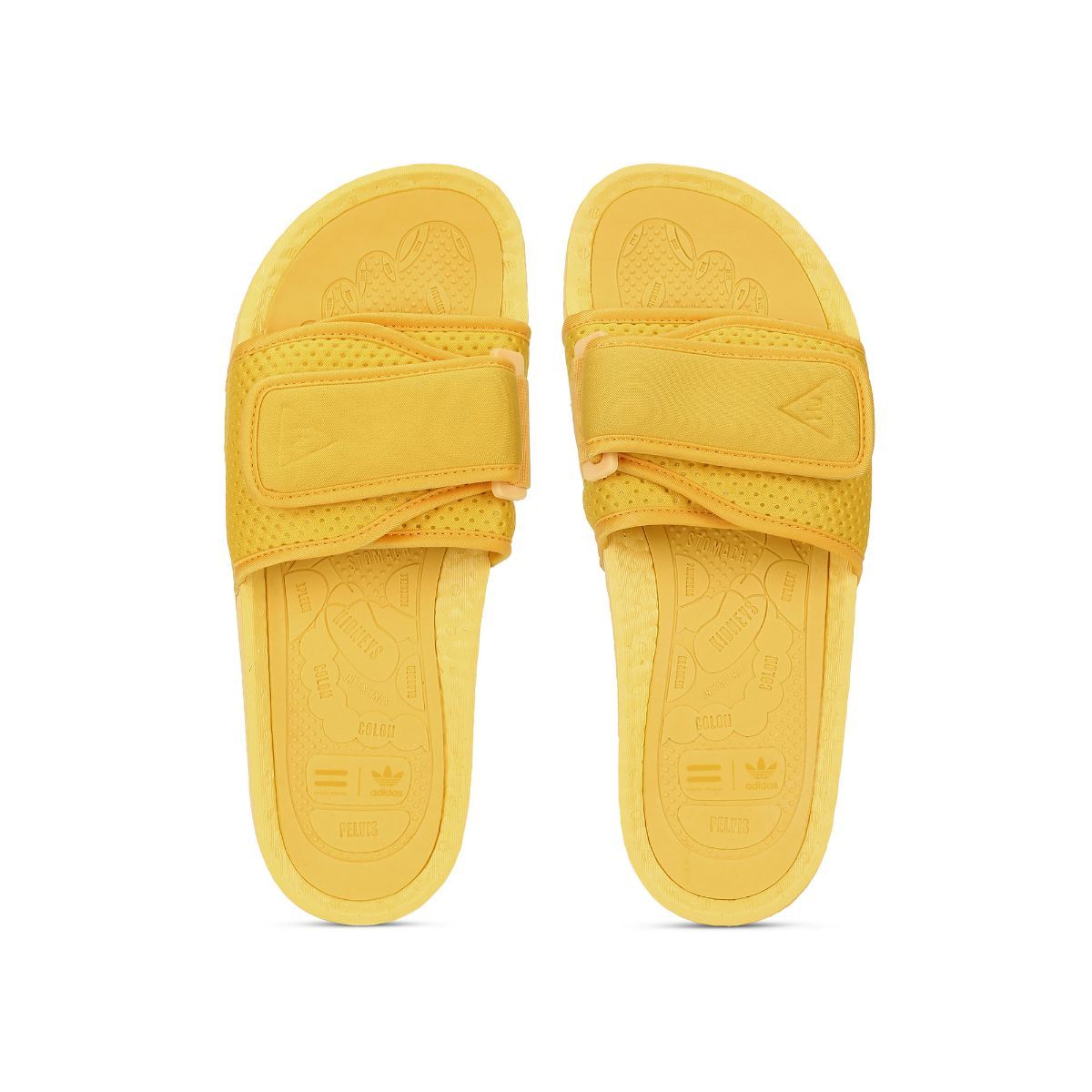 Buy adidas Originals Chancletas Hu Yellow Slides UK 13 Online