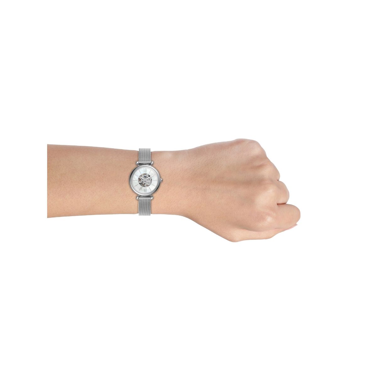 Buy Fossil Carlie Mini Me Silver Watch Me3189 For Women Online