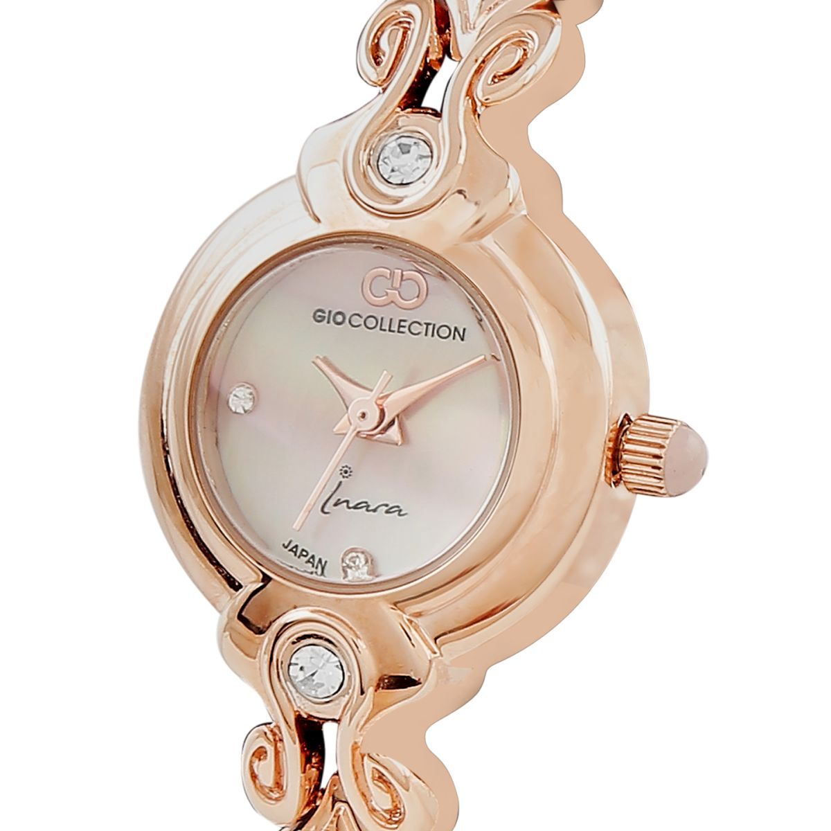 Buy Gio Collection Analog Rose Gold Dial Women's Watch Online at Lowest  Price Ever in India | Check Reviews & Ratings - Shop The World