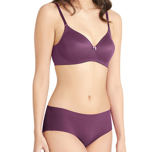 Smooth Charm Padded Non-Wired T-Shirt Bra - Violet
