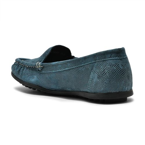 Buy WOODLAND Women's Turquoise Loafers Online