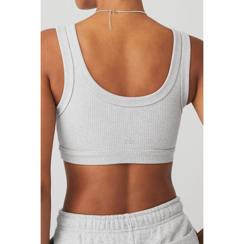 Buy alo Wellness Bra Athletic Heather Grey Online