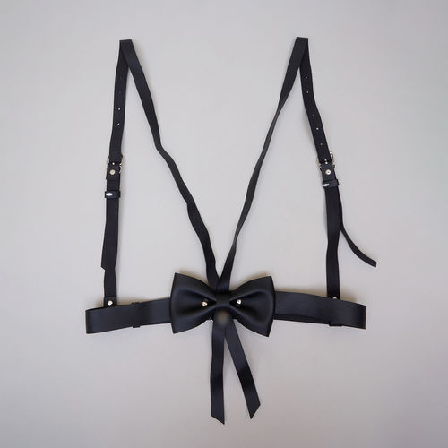 Buy MIXT by Nykaa Fashion Black Bow Detail Suspender Belt Online