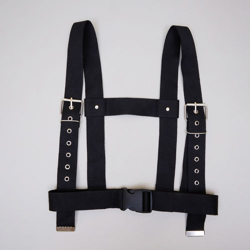 Buy MIXT by Nykaa Fashion Black Fabric Harness Buckle Suspender Belt Online