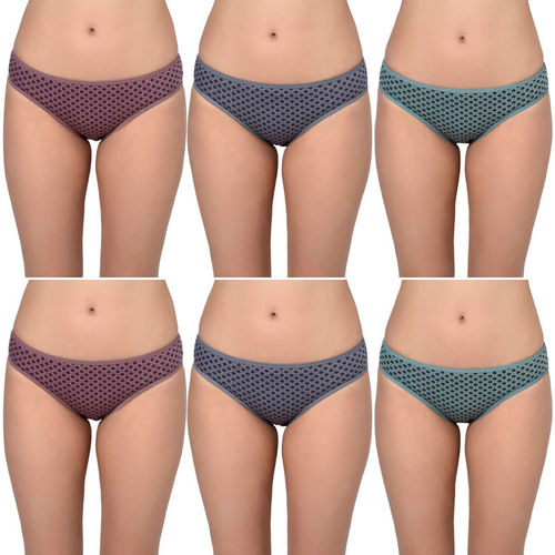 Biofresh Ladies' Antimicrobial Cotton Hipster Panty (3pcs/pack