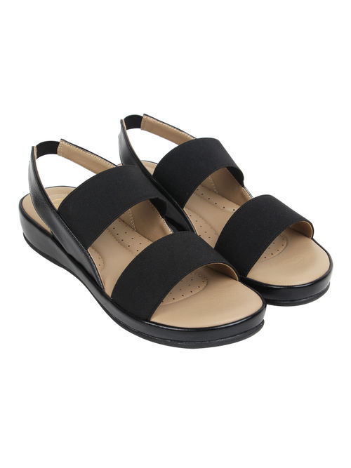 Endless loan second CATWALK Black Solid Sandals: Buy CATWALK Black Solid Sandals Online at Best  Price in India | Nykaa