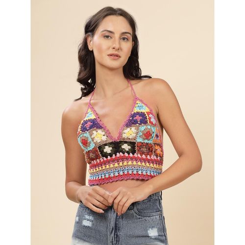Halter Top Broad Shoulders Buy Velvery Multi-Color Halter Neck