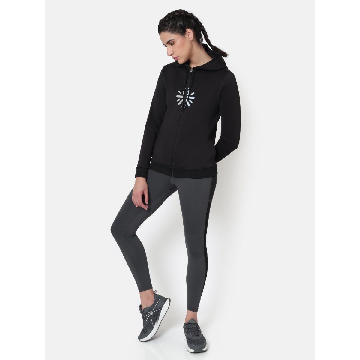 Cultsport Hoodie Rayon Jacket with Chest Logo Print Buy Cultsport