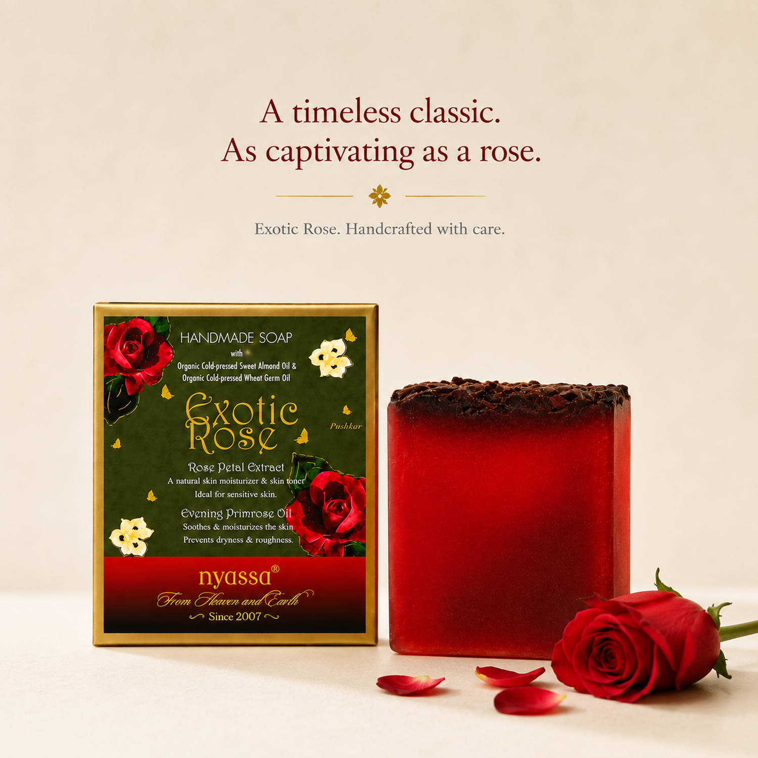 Nyassa Exotic Rose Handmade Soap