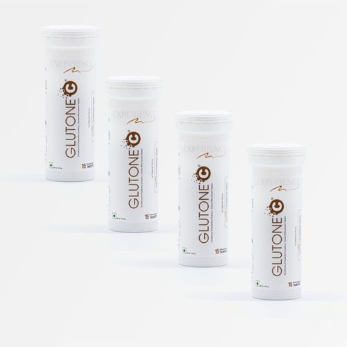 Buy Glutone C Setria Glutathione - Japan 500mg & Natural Vit C Tablets for Skin  Brightening - Pack of 4 Online