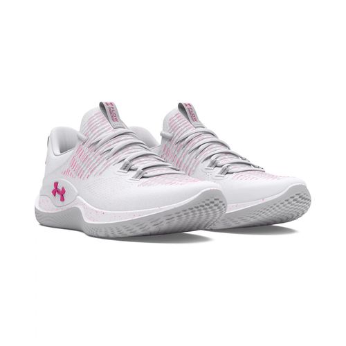 Under Armour Women White Flow Dynamic Intelliknit Training Shoes (US