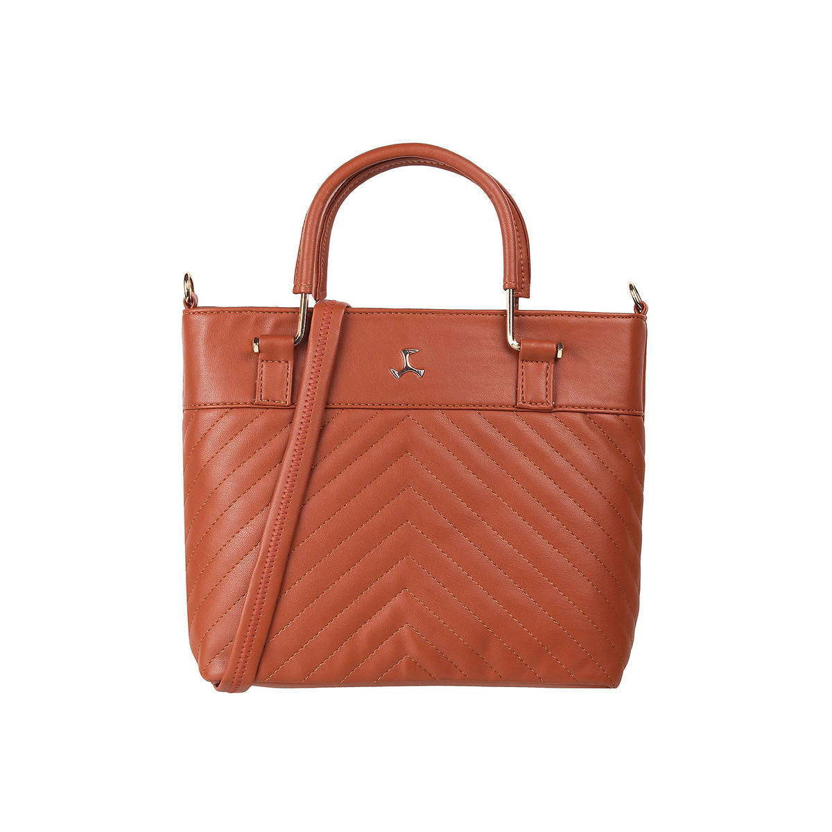 Mochi Red Solid Synthetic Handbag