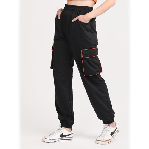 CHKOKKO Solid Women Orange Track Pants - Buy CHKOKKO Solid Women