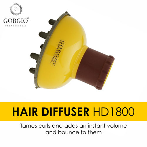 Gorgio Professional Diffuser For Hair Dryer HD1800: Buy Gorgio Professional  Diffuser For Hair Dryer HD1800 Online at Best Price in India | Nykaa
