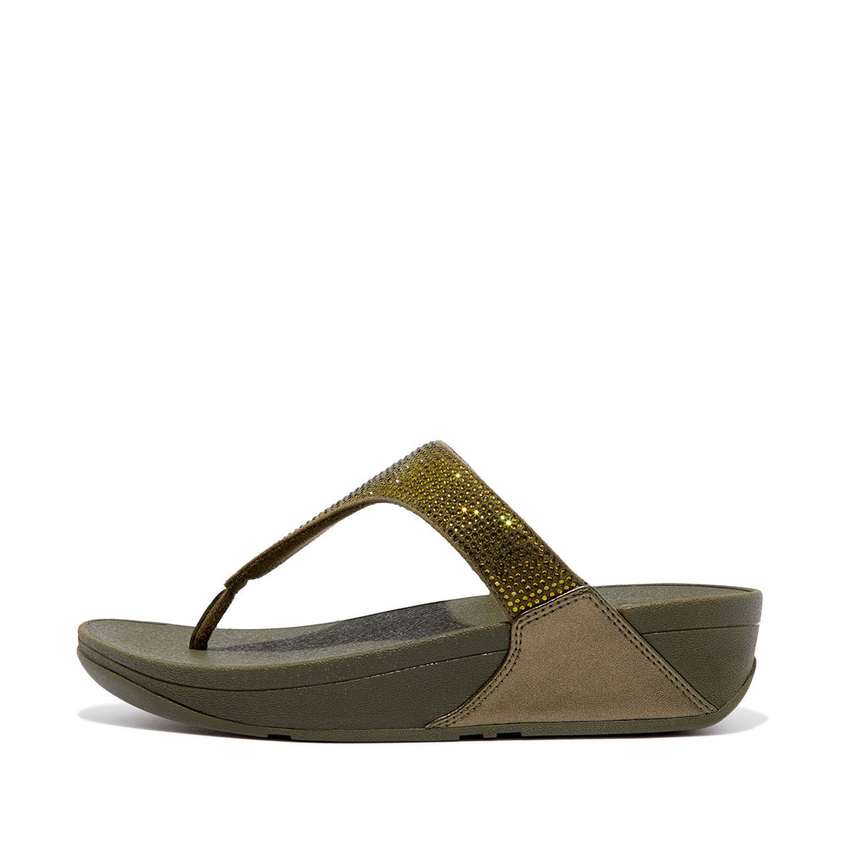 Buy Fitflop Olive Green Synthetic Women Sandals Online