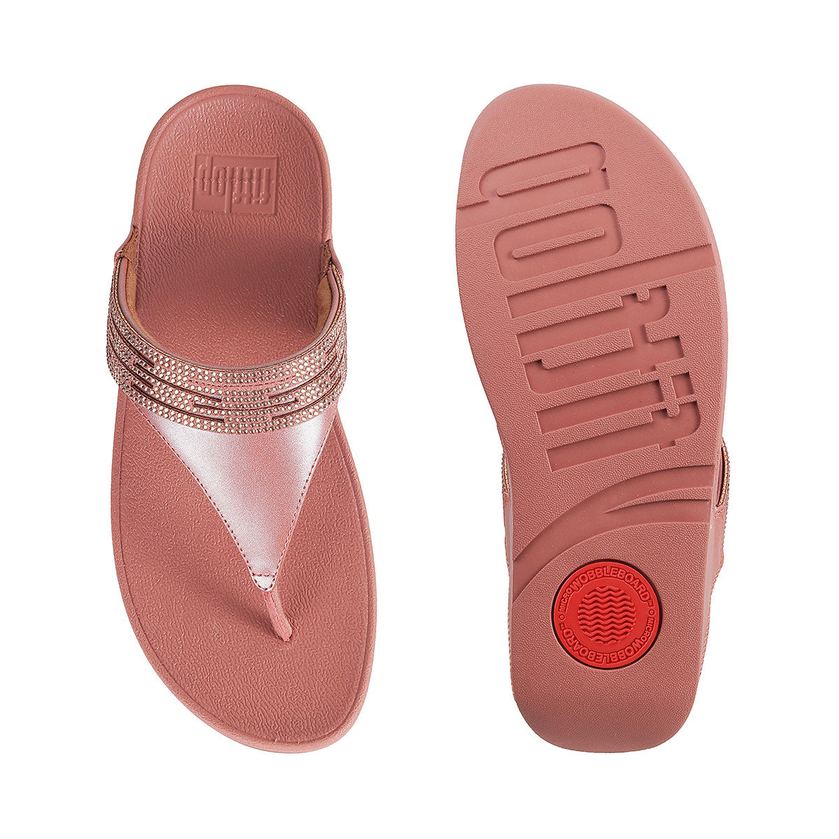 Buy Fitflop Pink Synthetic Women Sandals Online