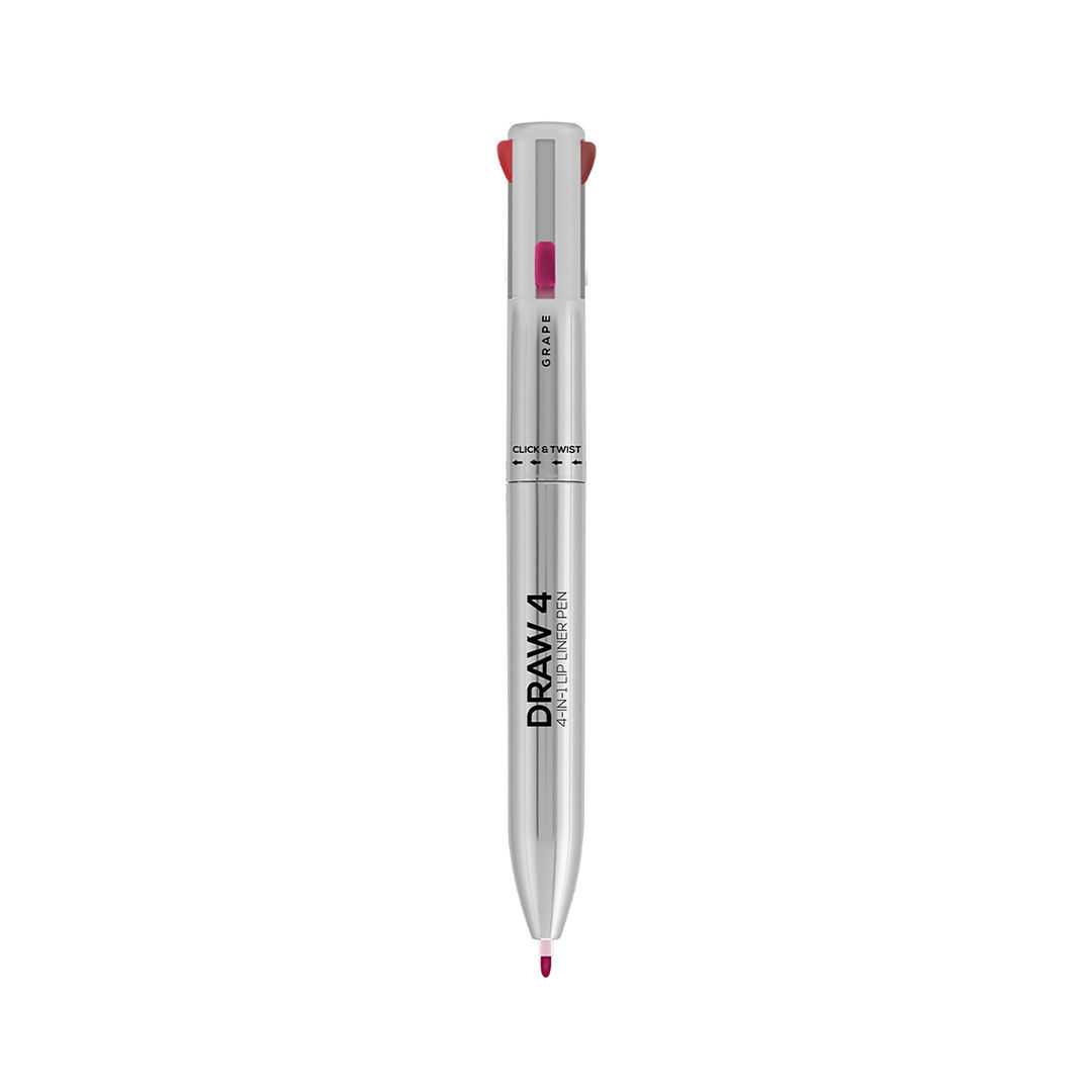 RENEE Lip Liner, Four Shades Pinks, Brown, Nude & Re
