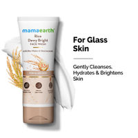 Mamaearth Rice Face Wash With Rice Water & Niacinamide for Glass Skin