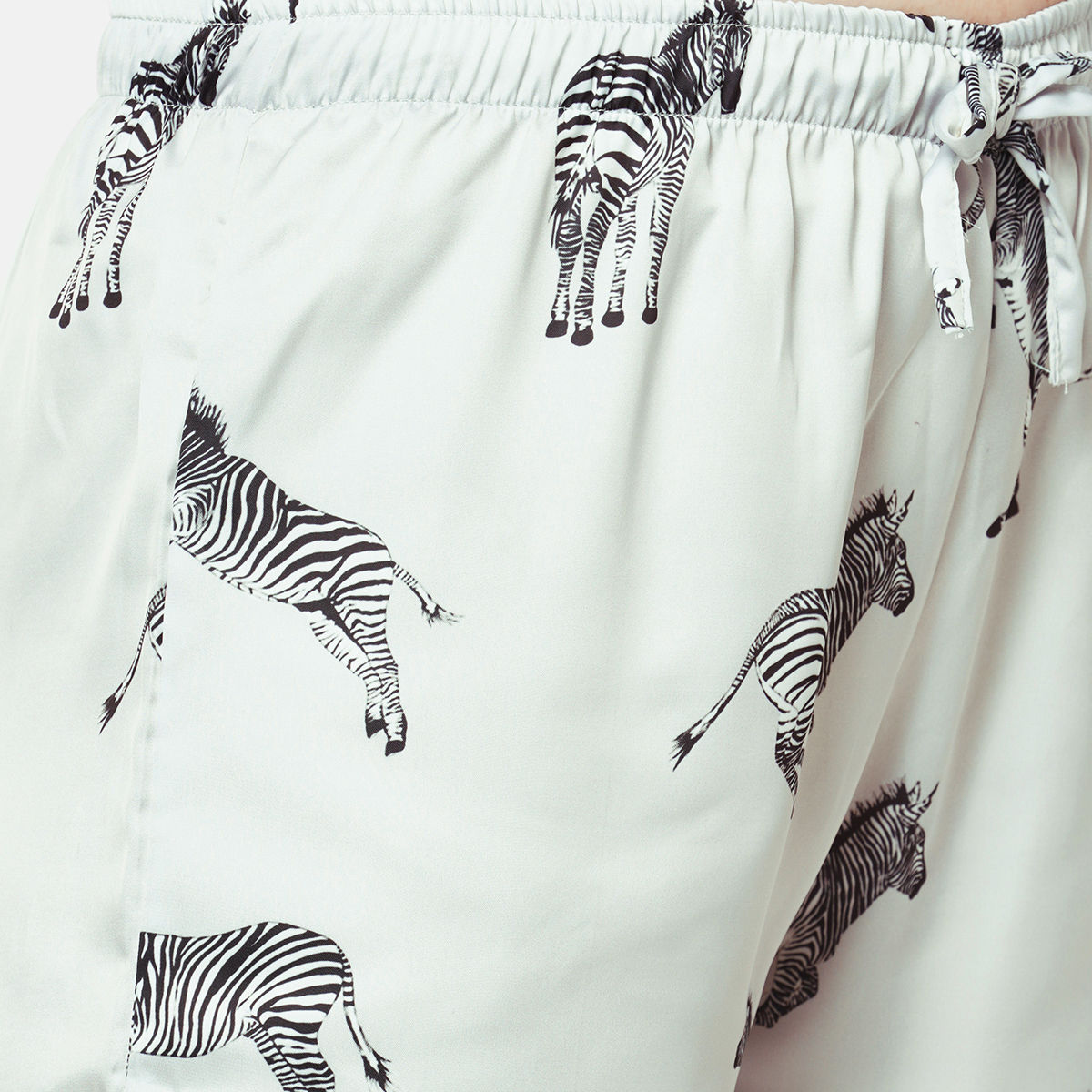 Zebra satin online pyjamas