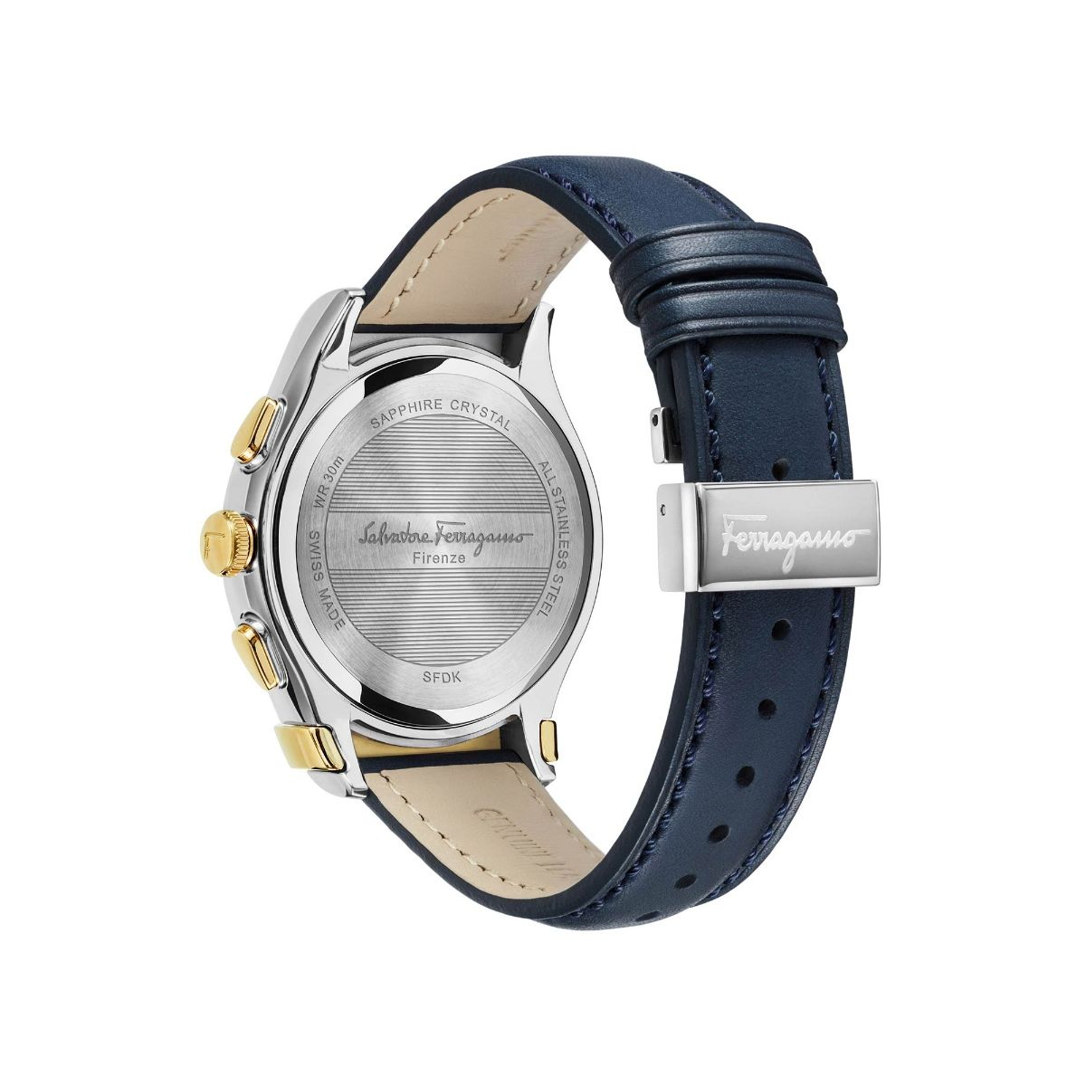 Salvatore Ferragamo Men's Swiss Gancini Two-Tone Stainless Steel Bracelet  Watch 41mm | Hawthorn Mall