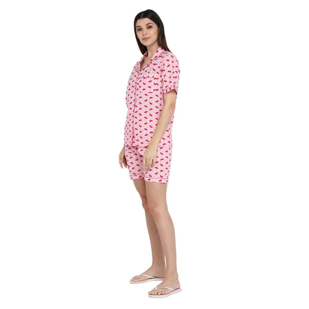 Shree Ganesh Prisha Vol-3 Cotton Premium Night Dress With Pocket suit:  Textilecatalog