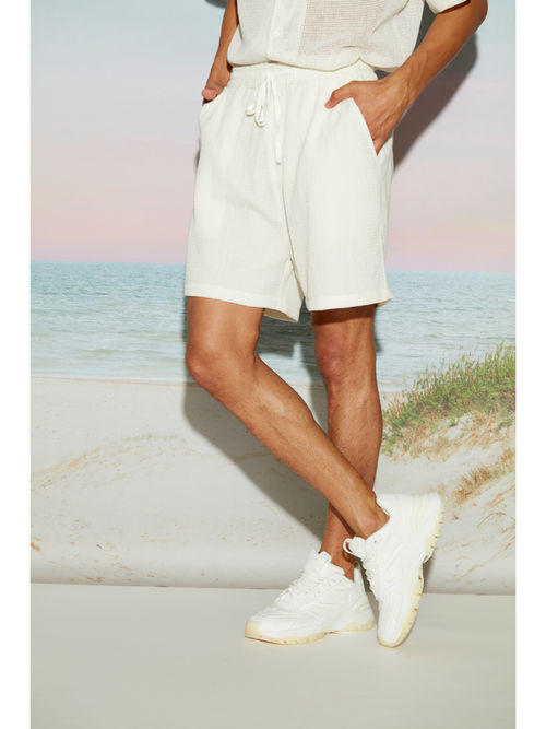 The Clothing Factory Cotton Mesh Mens Bermuda Shorts