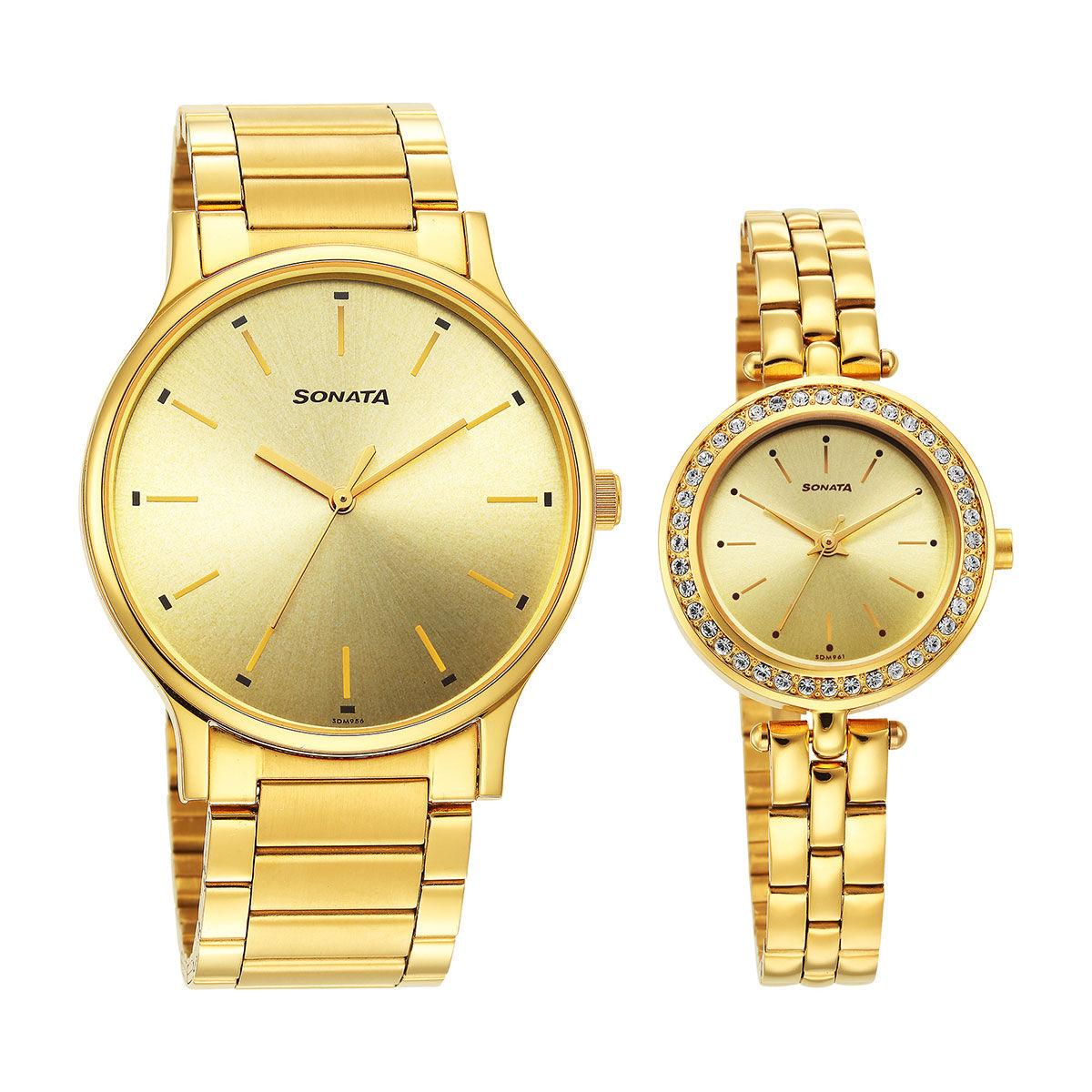 Buy Sonata 87042YM01W Gold Edit Analog Watch for Women at Best Price @ Tata  CLiQ