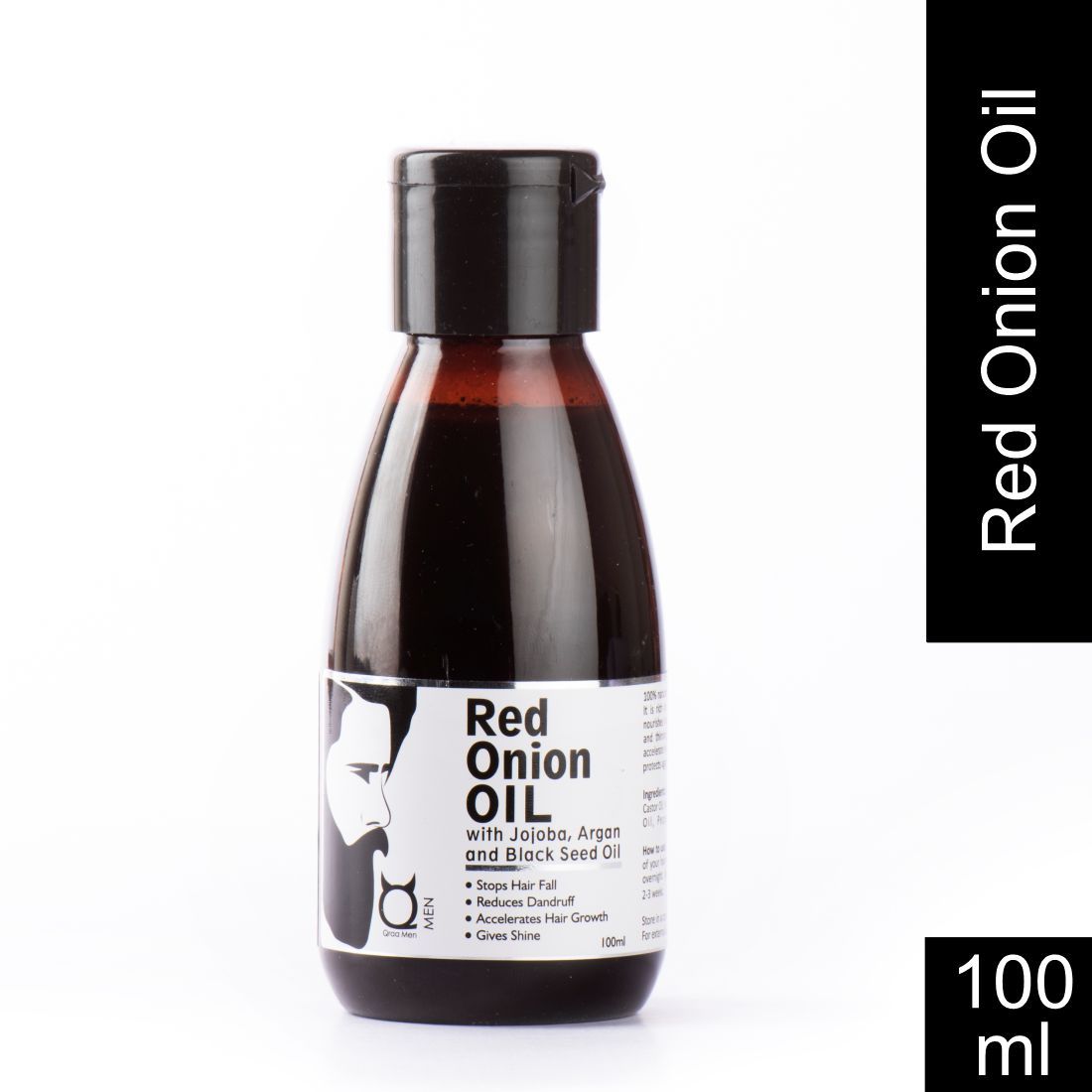 Qraa Men Red Onion Oil With Jojoba Argan Black Seed Oil