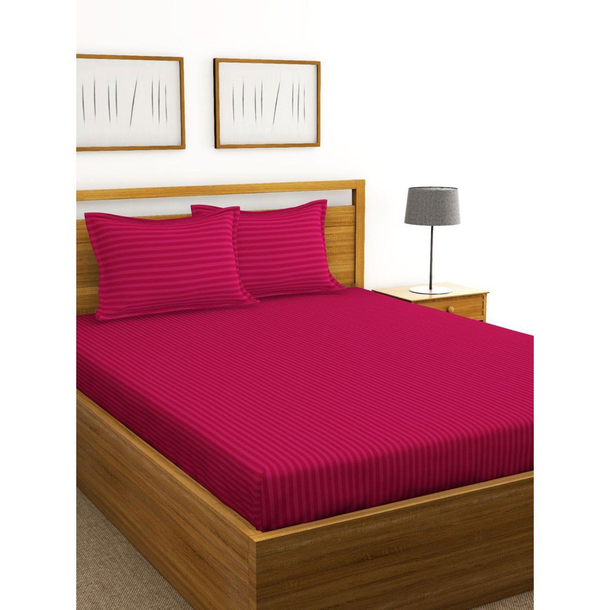 BIANCA Hilton XlKing Bedsheet Cherry Buy BIANCA Hilton XlKing
