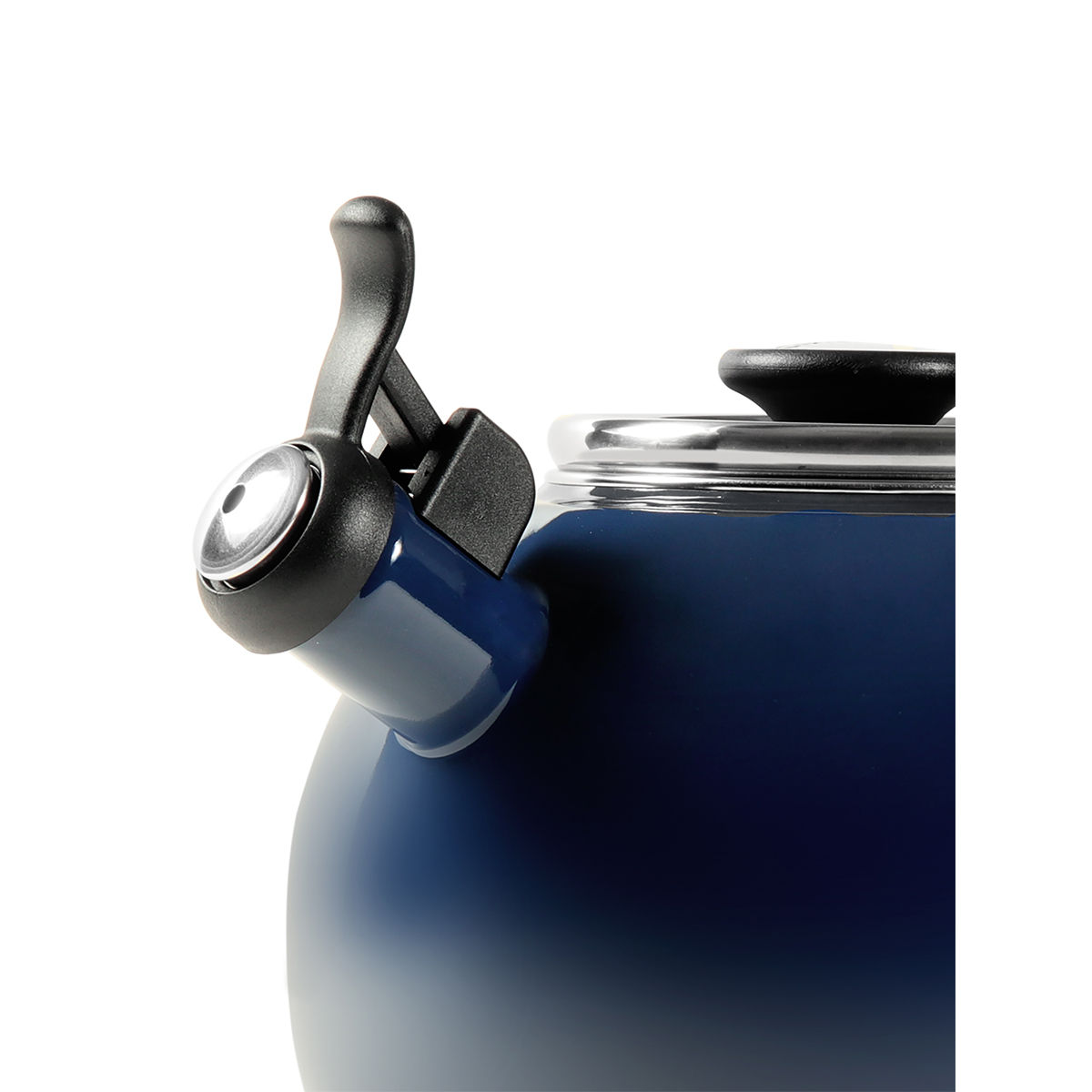 Meyer Circular Enamel On Steel Tea kettle 1.9 Litre Navy Buy Meyer