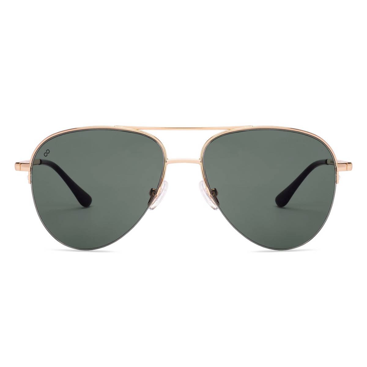 Half Rim Aviators Buy Vincent Chase Green Gold Half Rim Aviator Metal VC S000642 ...