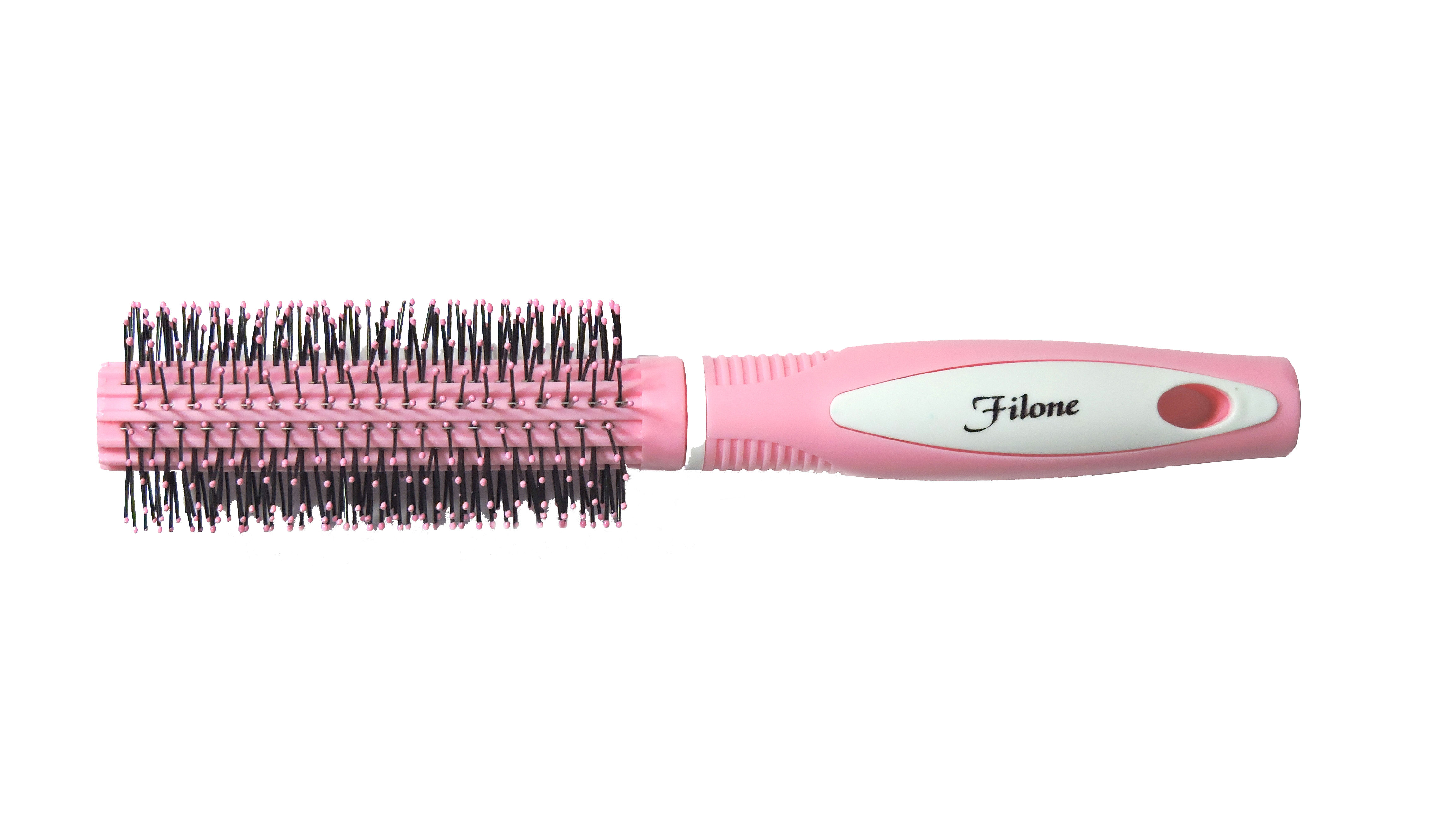 Filone Round Hair Brush - Pink - 9519PI
