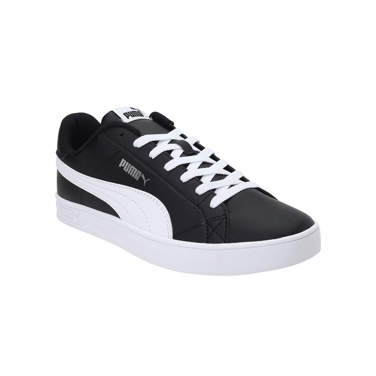 Puma smash vulc black on sale sneakers