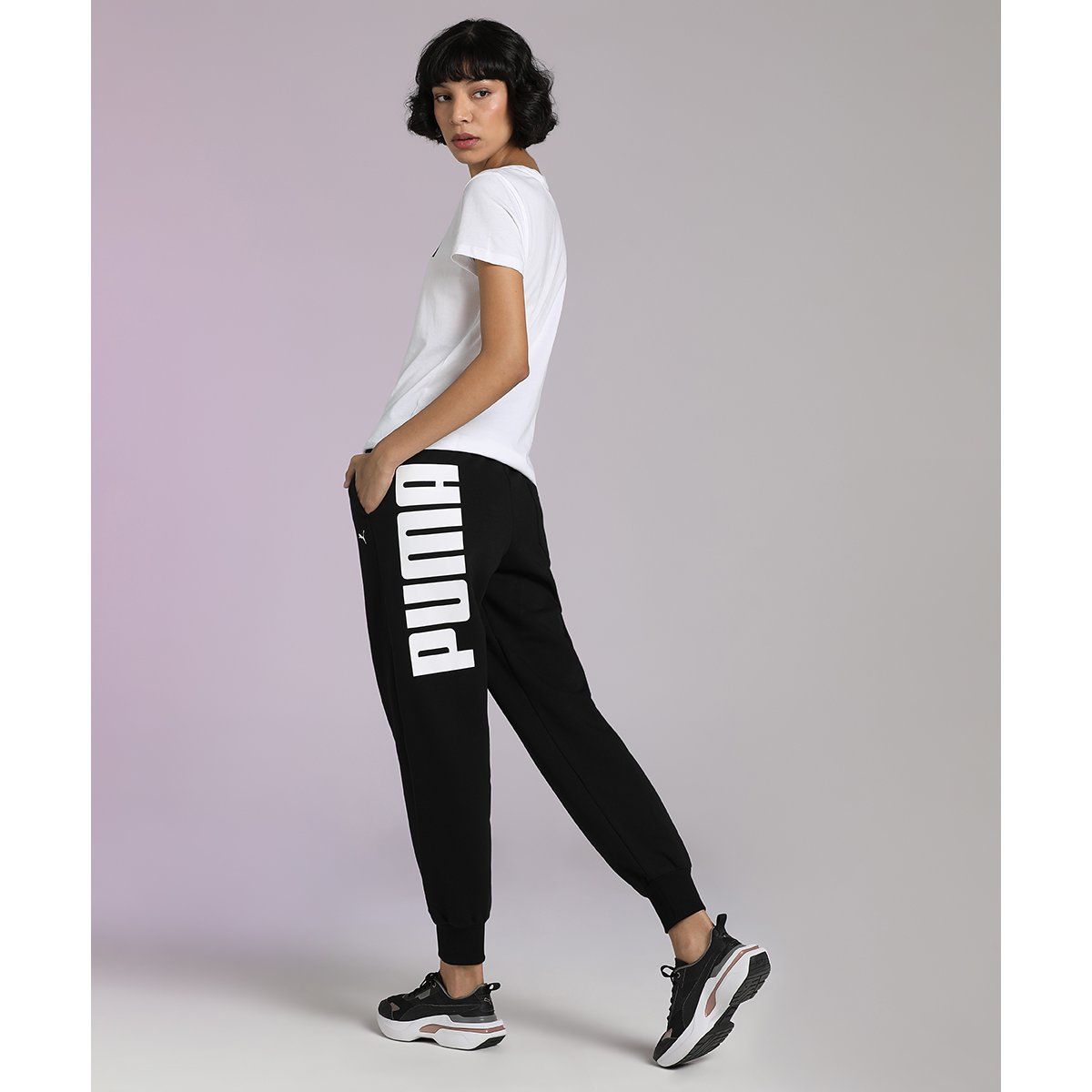 Puma rebel discount jogging pants ladies