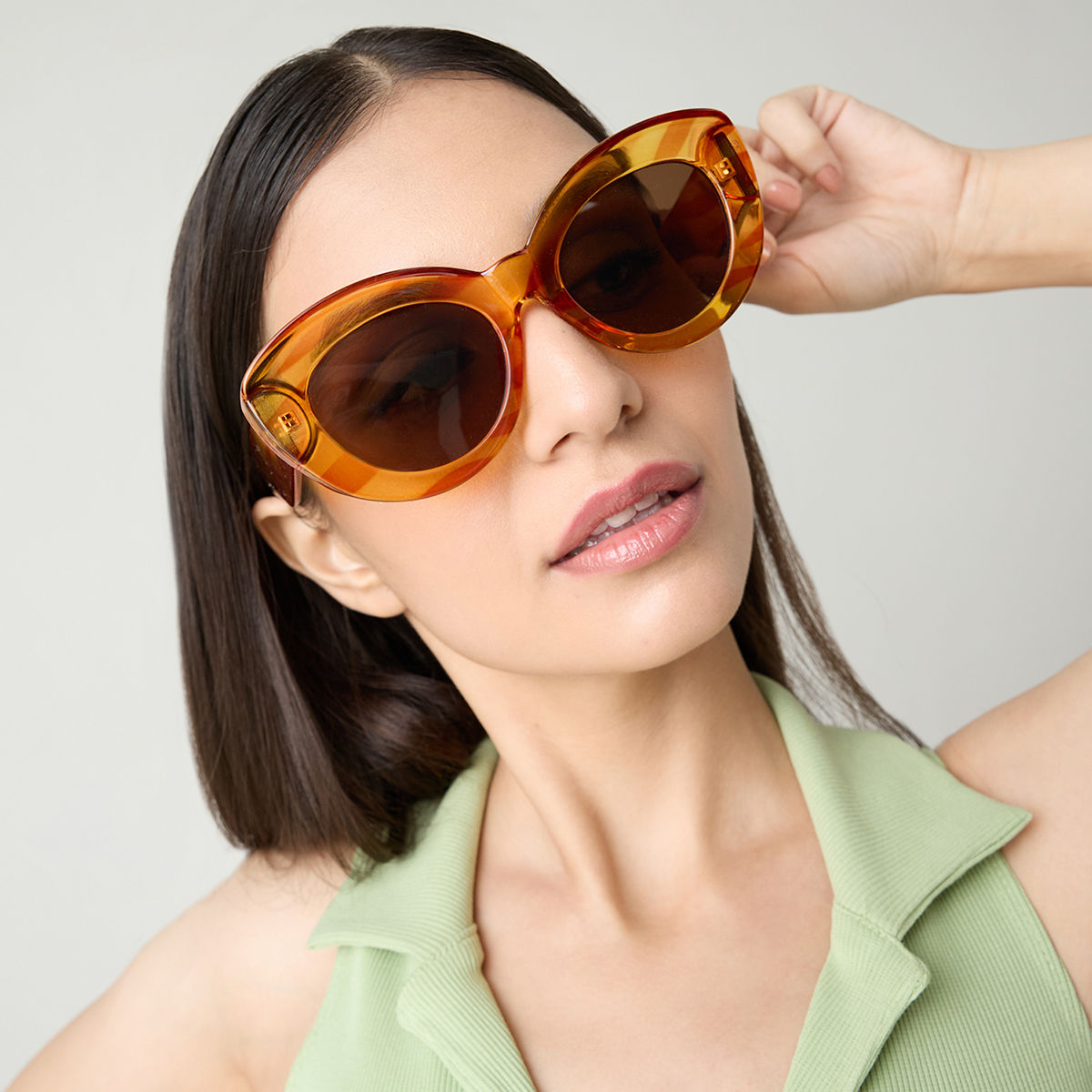 Oversized cat cheap eye sunglasses cheap