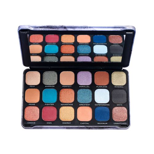 Makeup Revolution Forever Flawless Optimum Eyeshadow Palette Buy Makeup Revolution Forever Flawless Optimum Eyeshadow Palette Online At Best Price In India Nykaa Matte eyeshadows can sometimes be chalky and powdery, but this palette offers a range of buttery shades fun fact: makeup revolution forever flawless optimum eyeshadow palette