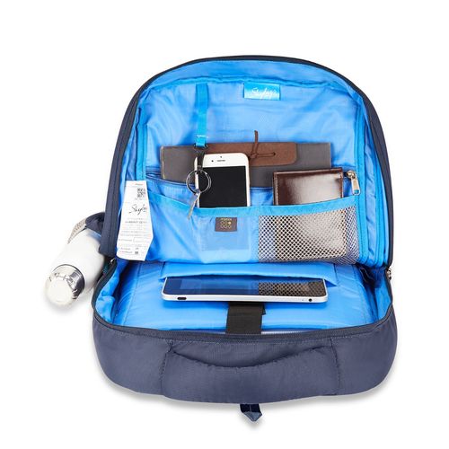 Buy Skybags Valor 01 Laptop Backpack Navy Online