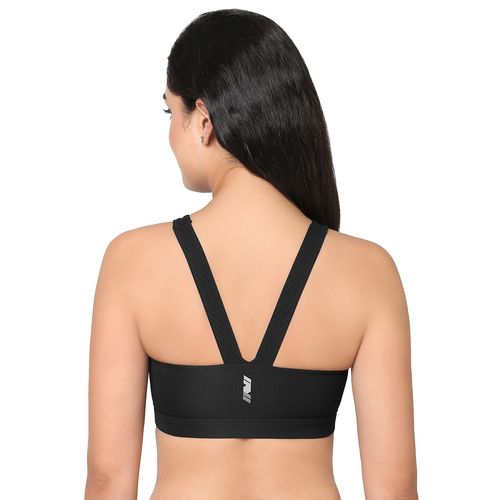 Buy Wacoal Sports Lover Non-padded Wired Full Coverage Sports Bra Black  online