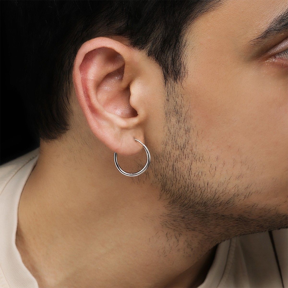 Buy Silver Earrings for Men by Eloish Online  Ajiocom