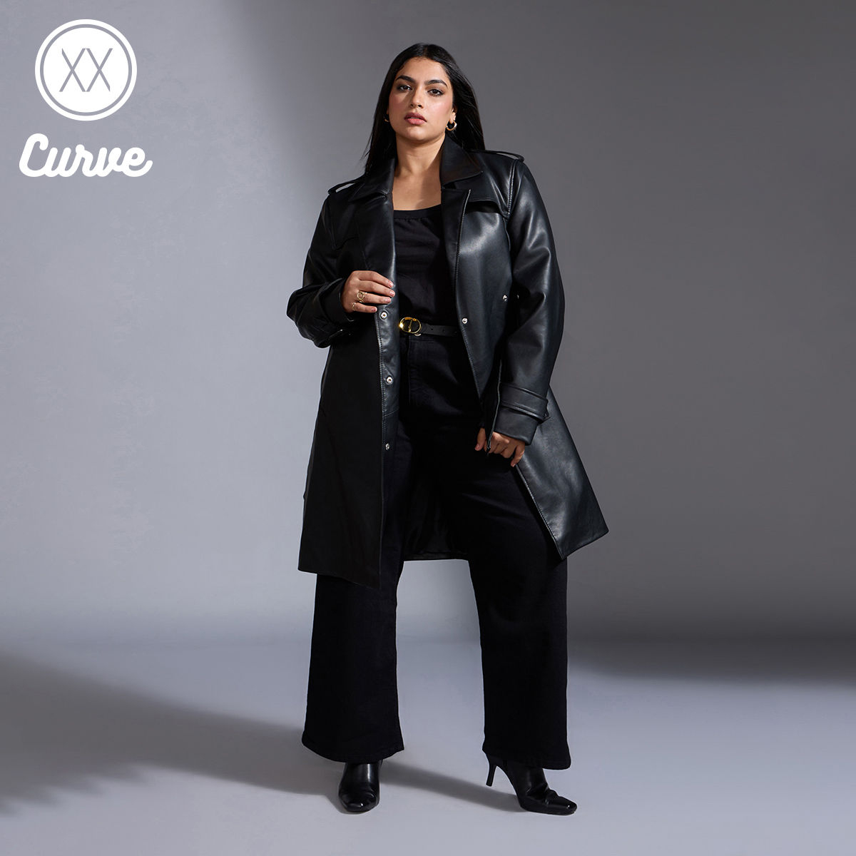 ALMOSTBLACK 5WAY LAYERED COAT